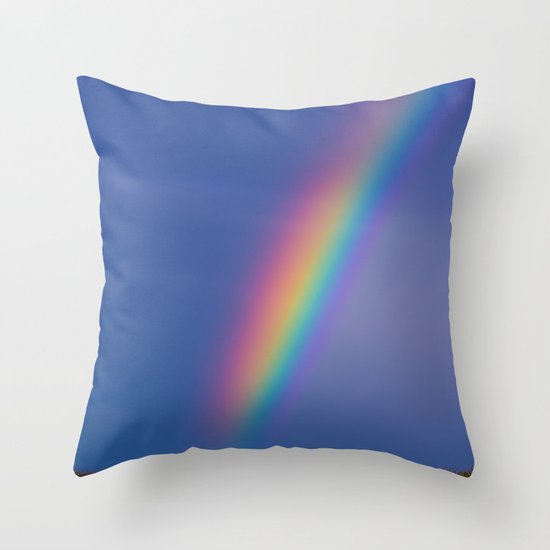 Rainbow Throw Pillow