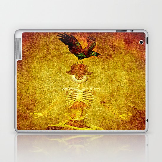 Monsieur Bone and Archibald the crow Laptop & iPad Skin