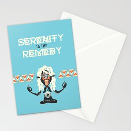 Serenity is the Remedy Stationery Cards