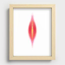 Mary and the Aura Light (Yoni Series) Recessed Framed Print