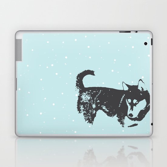 Sinatra Blue Laptop & iPad Skin