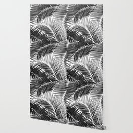 Palm Jungle Pattern #2 #tropical #wall #art #society6 Wallpaper