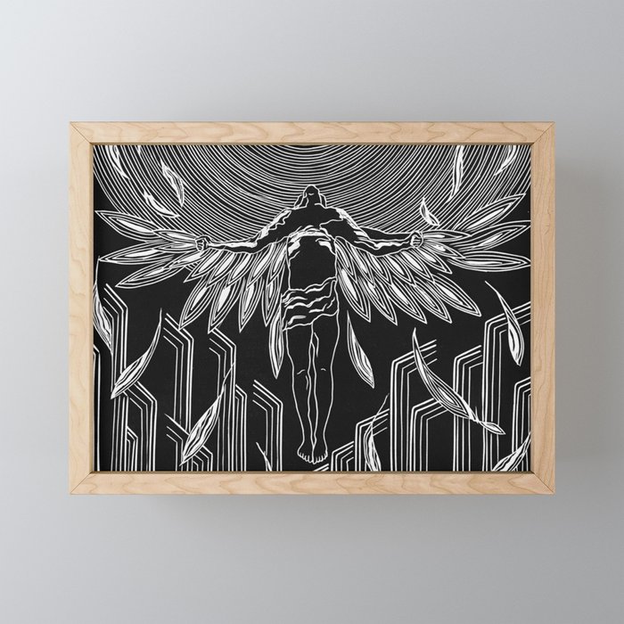 Icarus Framed Mini Art Print