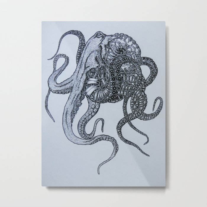 alienated : octopus Metal Print