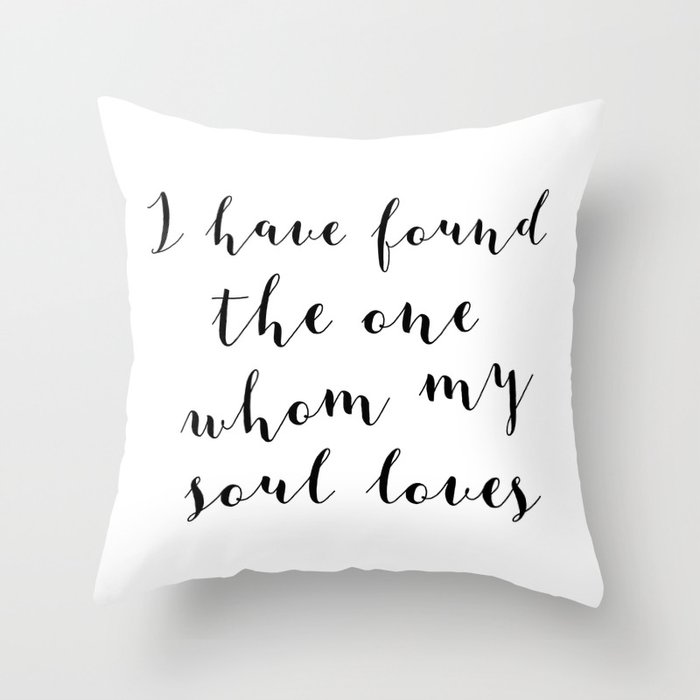 I have found the one Throw Pillow