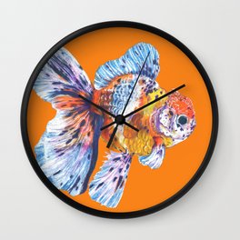 Colorful Goldfish  Wall Clock