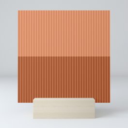 Color Block Lines XXXVIII Mini Art Print