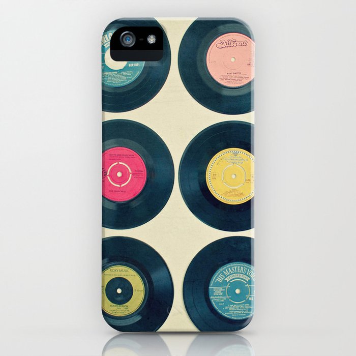 vinyl collection iphone case