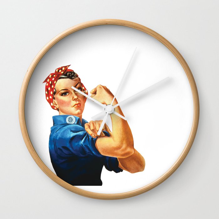 Pro Union Strong - Union Proud Rosie the Riveter Wall Clock