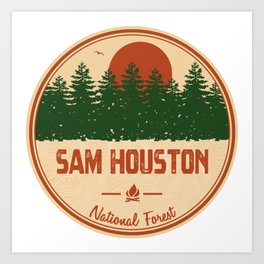 Sam Houston National Forest Art Print