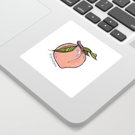 Peachy Sticker