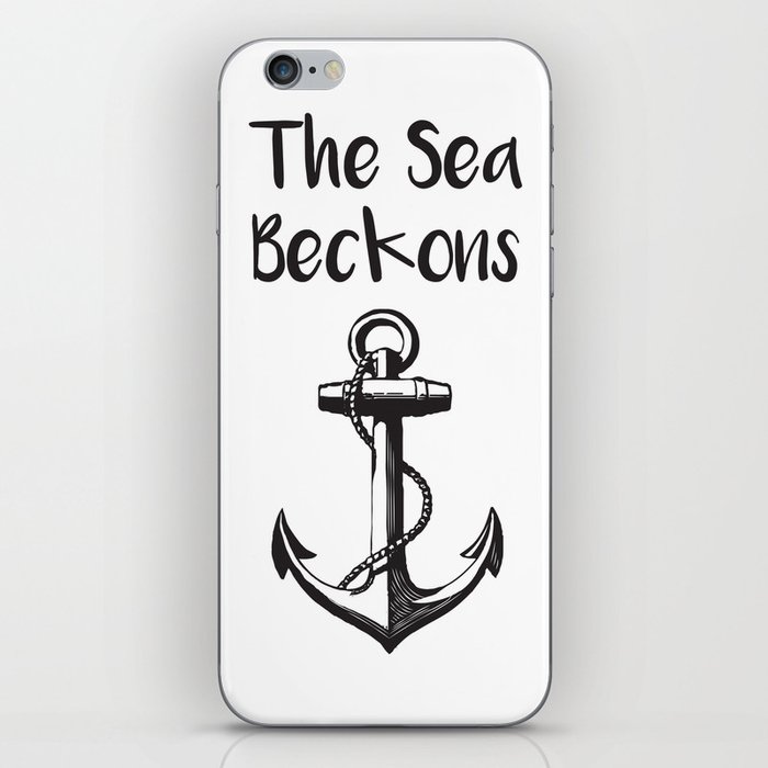 The Sea Beckons iPhone Skin