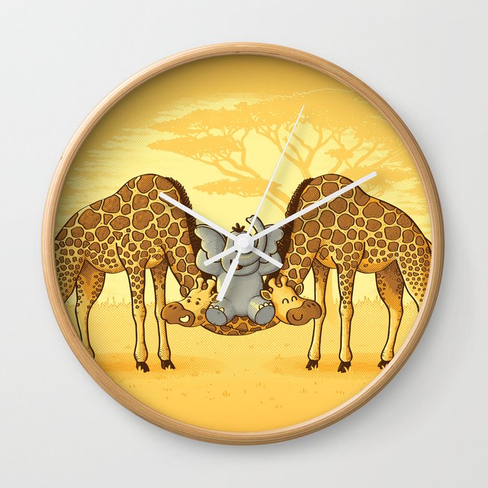Safari Park Wall Clock