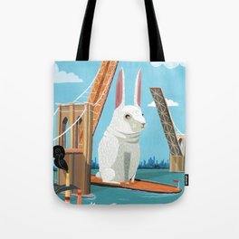 "Brooklyn Bunny" Tote Bag