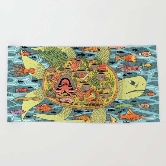 Giant Turtle Beach Towel
