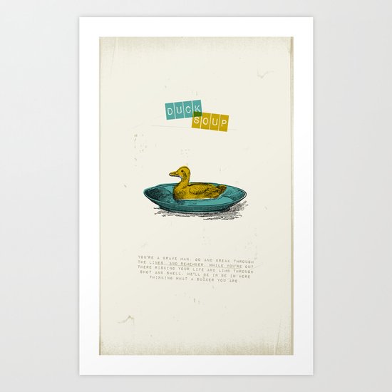 Duck Soup Art Print