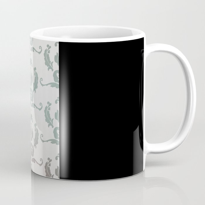 Damask Print Coffee Mug