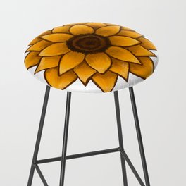 Symmetrical Sunflower Bar Stool