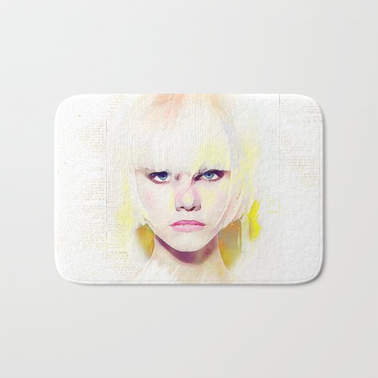 The girl who refuses the fear Bath Mat