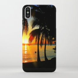 Sunset on Exotic Beach iPhone Case