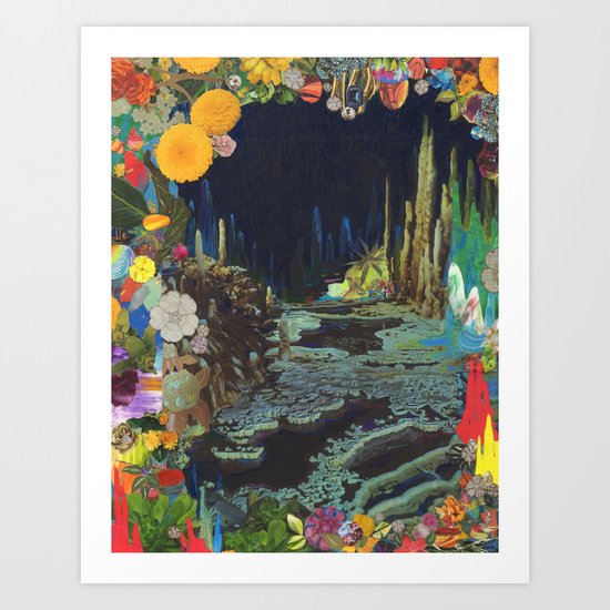 Cave Garden II Art Print