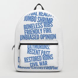 Oxymorons Backpack