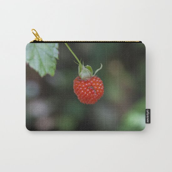 Wild Raspberry Carry-All Pouch
