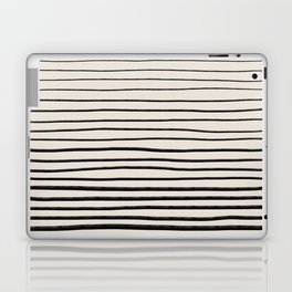 Black Horizontal Lines Laptop Skin