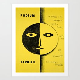 vechio podium tardieu faust yorlck Art Print | Poster, Retro, 41285, Vintage, Tardieu, Digital, Schweiz, Graphicdesign, Vechio, Svizerra 