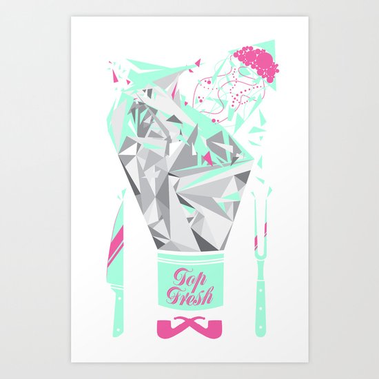Top Fresh. Art Print