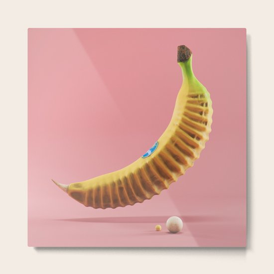 Ribanana Metal Print