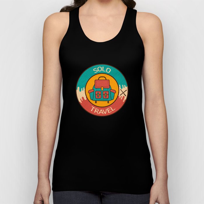 Solo Travel | Backpacking | Backpacker | Solo Traveler | Solo Trip | Single Travel Tank Top