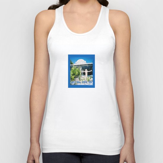 Ivan's on Jost Van Dyke, BVI- World's best honor bar! Unisex Tank Top