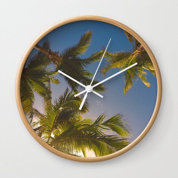 Palm Trees Wall Clock