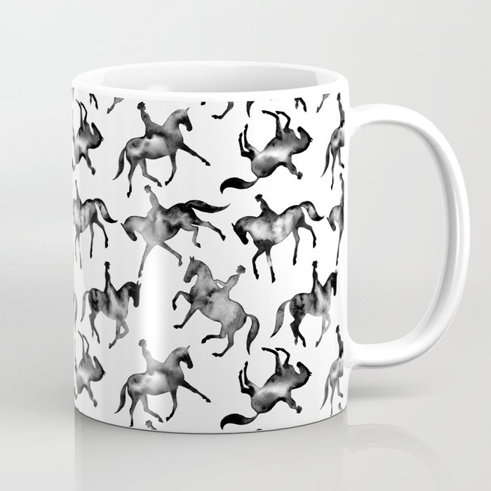 Dressage Horse Silhouettes Coffee Mug