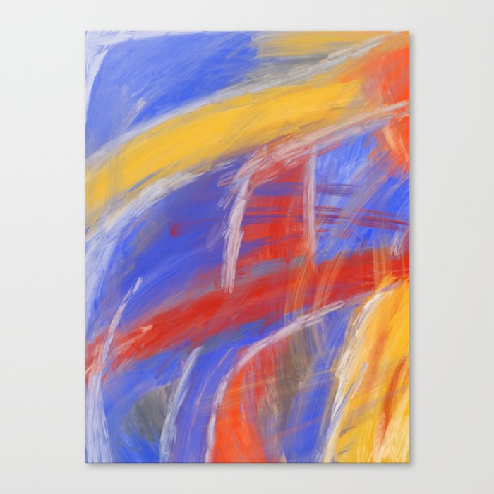 Abstract Art In The Zone  Canvas Print