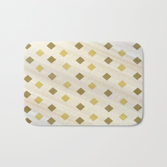 Shades Of Diamonds Abstract Bath Mat