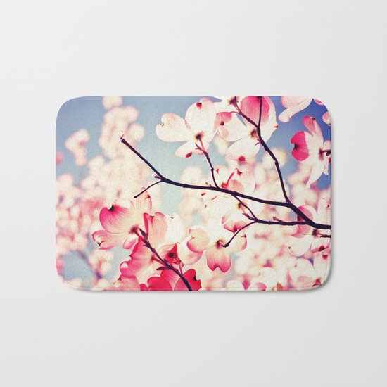 Dialogue With the Sky - Blue tones Bath Mat