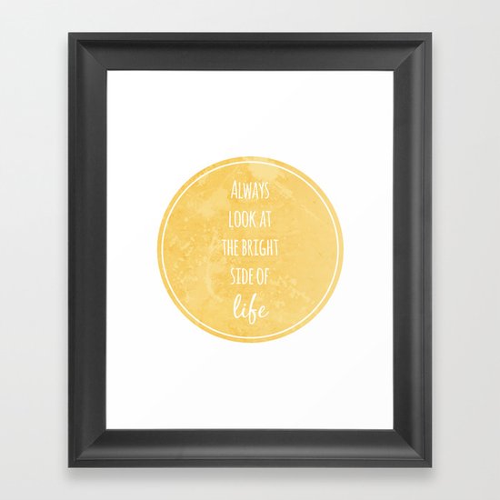 Bright Side Framed Art Print