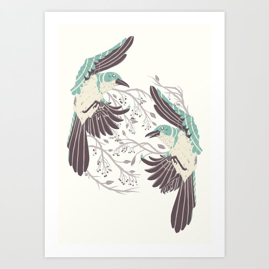 Birds of Summer Art Print
