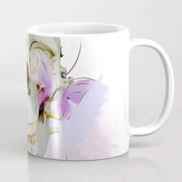 Skull and Butterfly Watercolor design Coffee Mug