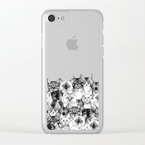 just cats Clear iPhone Case