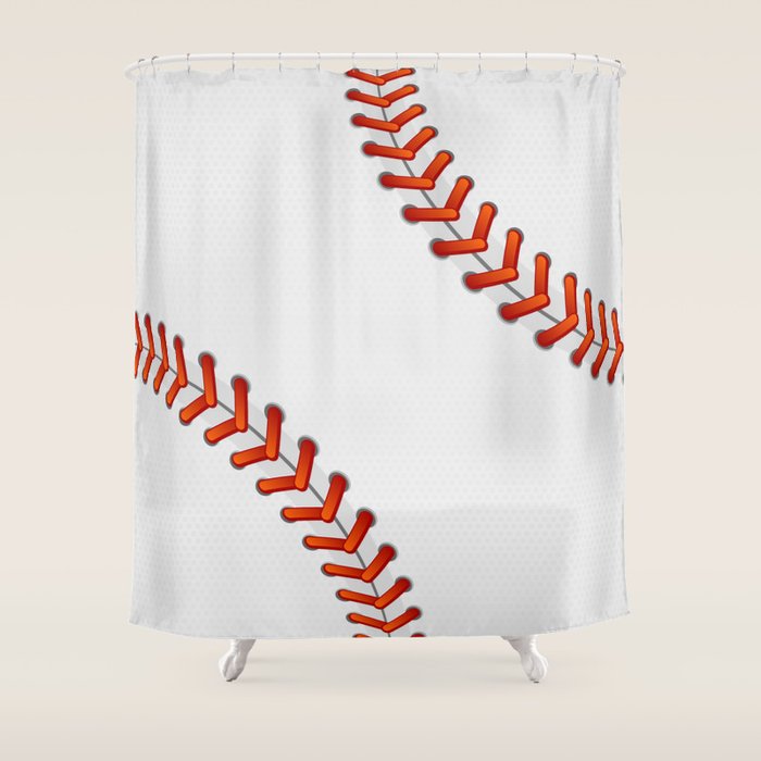 Baseball Shower Curtain By Vanessavolk Society6