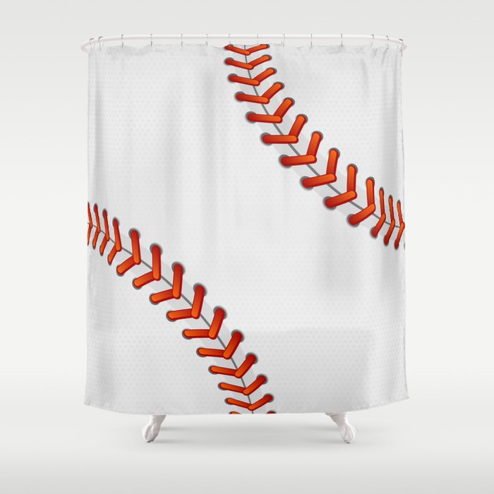Baseball Shower Curtain