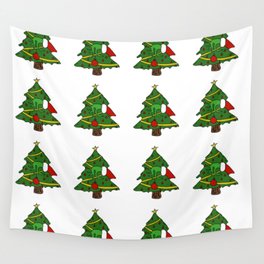 Mean Christmas Wall Tapestry