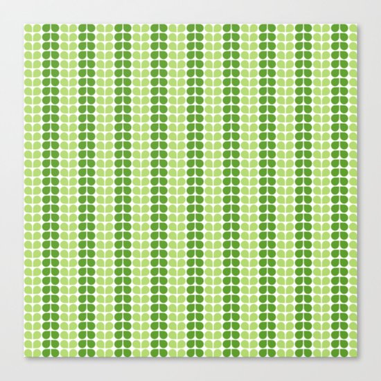 Pattern green green Canvas Print