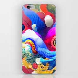 abstract colorful art 96. iPhone Skin