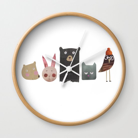 Animal love Wall Clock