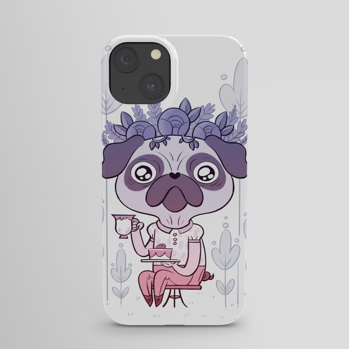 Tea Time for Pug iPhone Case