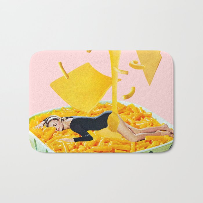 Cheese Dreams (Pink) Bath Mat